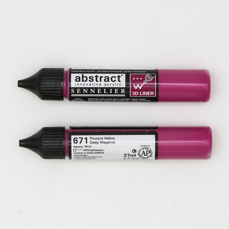 Image of Akrylfärg Sennelier Abstract Liners 27ml Deep Magenta 671 (3F) 121301671 3046451891030