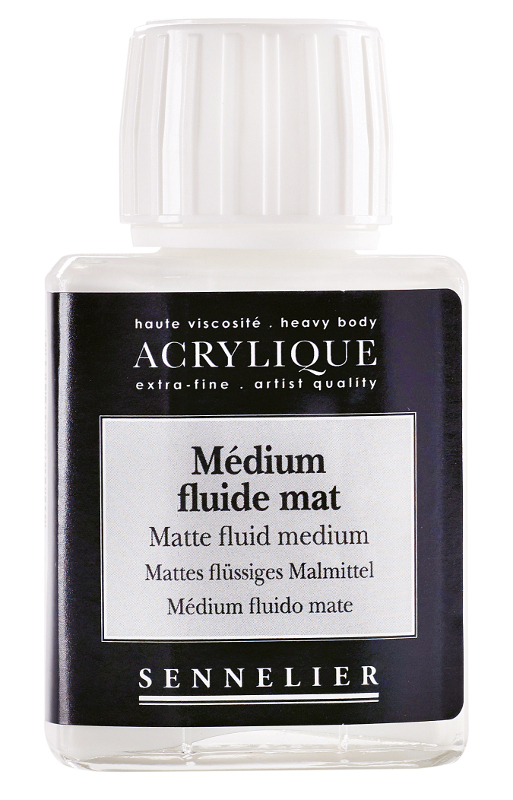 Image of Akrylmedium Sennelier Matte fluid medium > 75 ml (5F) 12500275 3046450072041