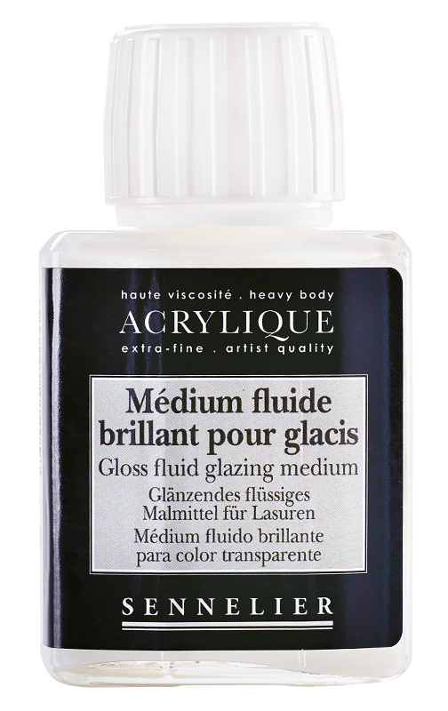Image of Akrylmedium Sennelier Gloss fluid glazing medium > 75 ml (5F) 12500375 3046450072058