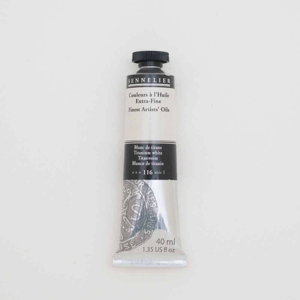 Image of Oljefärg Sennelier 40 ml>S1-Titanium white (3F) 130411116 3046450459071