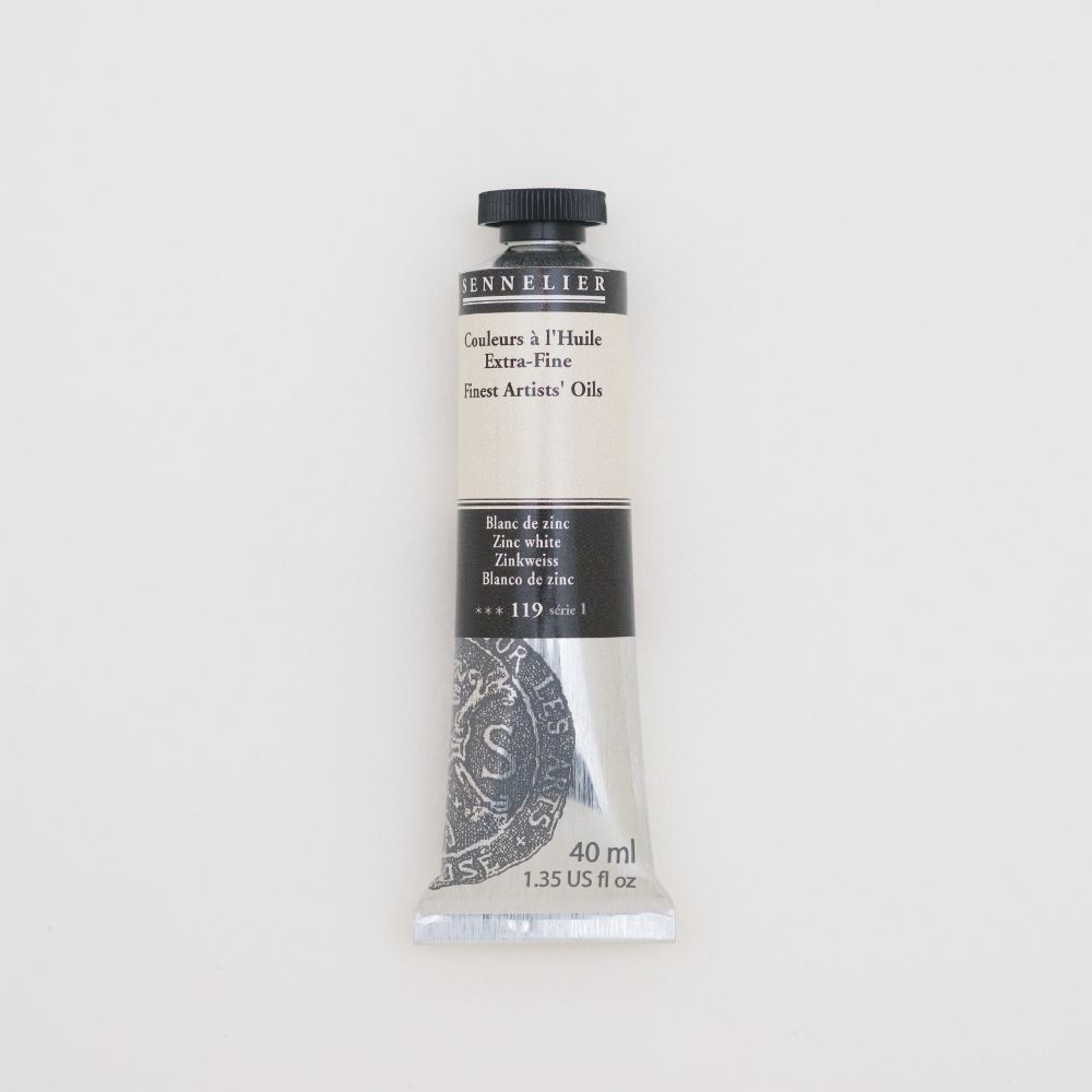Image of Oljefärg Sennelier 40 ml>S1-Zinc white (3F) 130411119 3046450459088