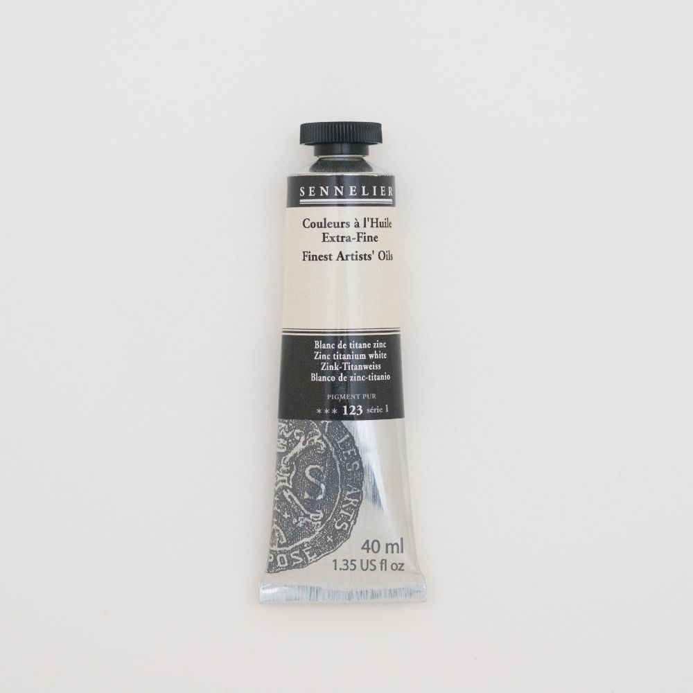 Image of Oljefärg Sennelier 40 ml>S1-Zinc titanium white (3F) 130411123 3046450459095
