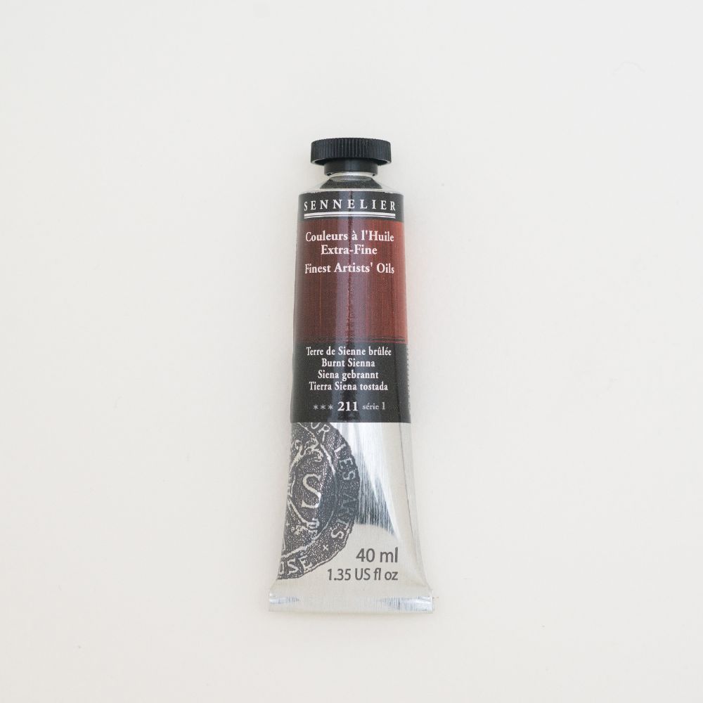 Image of Oljefärg Sennelier 40 ml>S1-Burnt Sienna (3F) 130411211 3046450459163