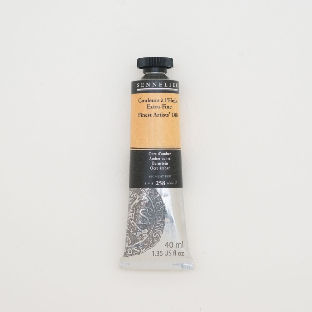 Image of Oljefärg Sennelier 40 ml>S2-Amber ochre (3F) 130411258 3046450459279