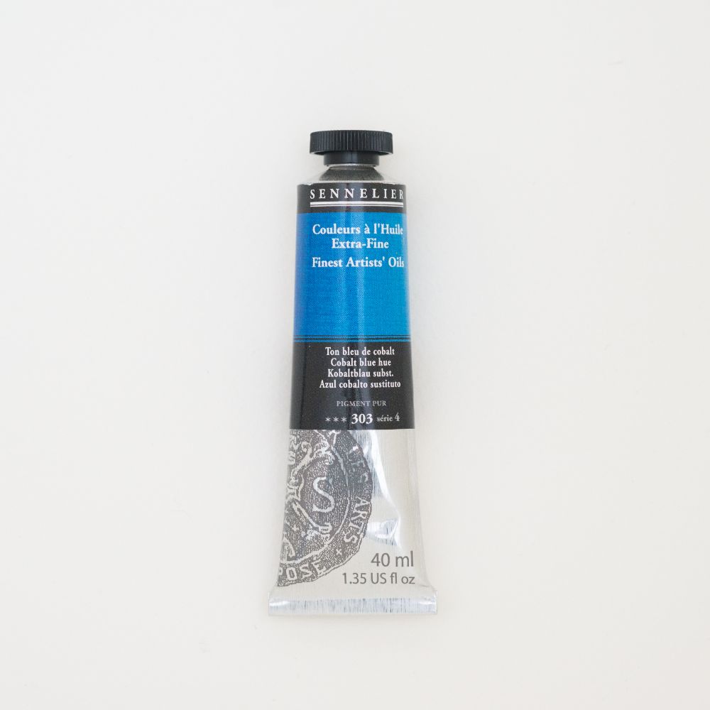 Image of Oljefärg Sennelier 40 ml>S4-Cobalt blue hue (3F) 130411303 3046450459309