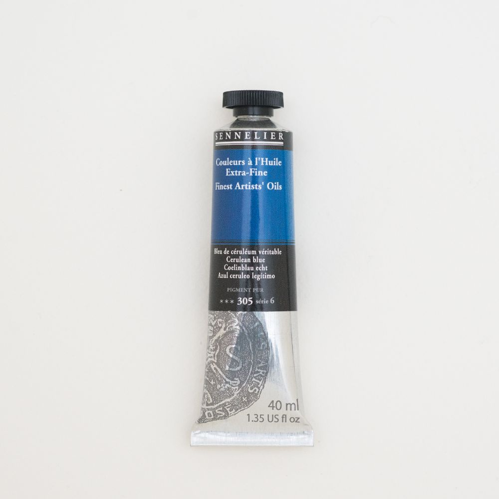 Image of Oljefärg Sennelier 40 ml>S6-Cerulean blue 130411305 3046450460688