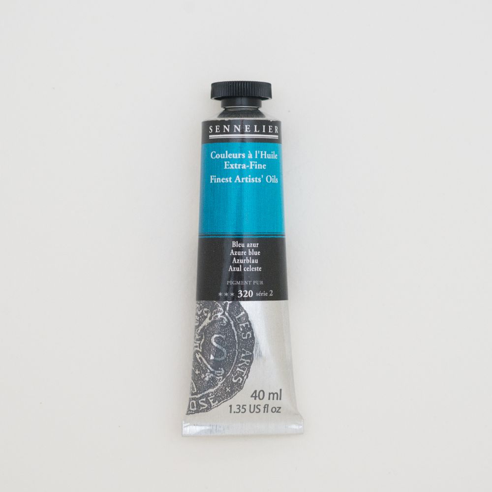 Image of Oljefärg Sennelier 40 ml>S2-Azure blue (3F) 130411320 3046450459378