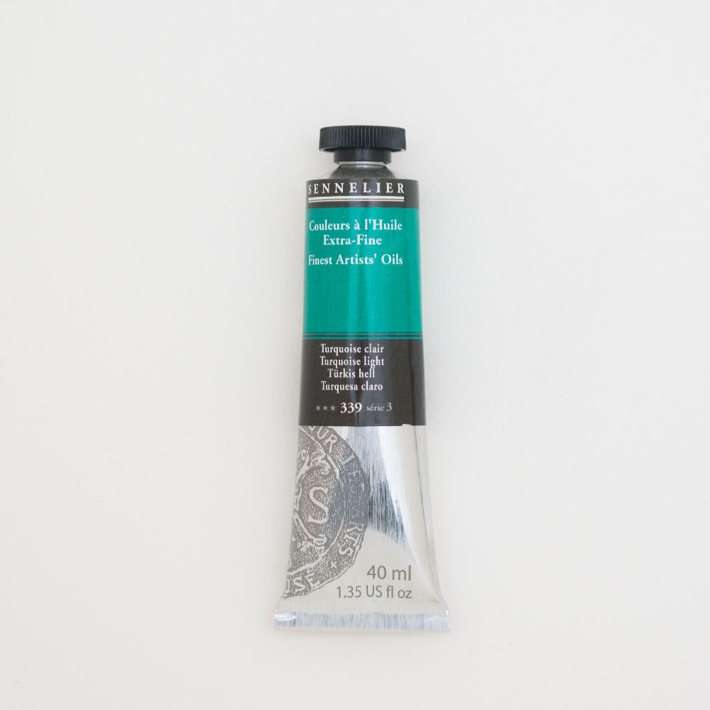 Image of Oljefärg Sennelier 40 ml>S3-Turquoise light (3F) 130411339 3046450459422
