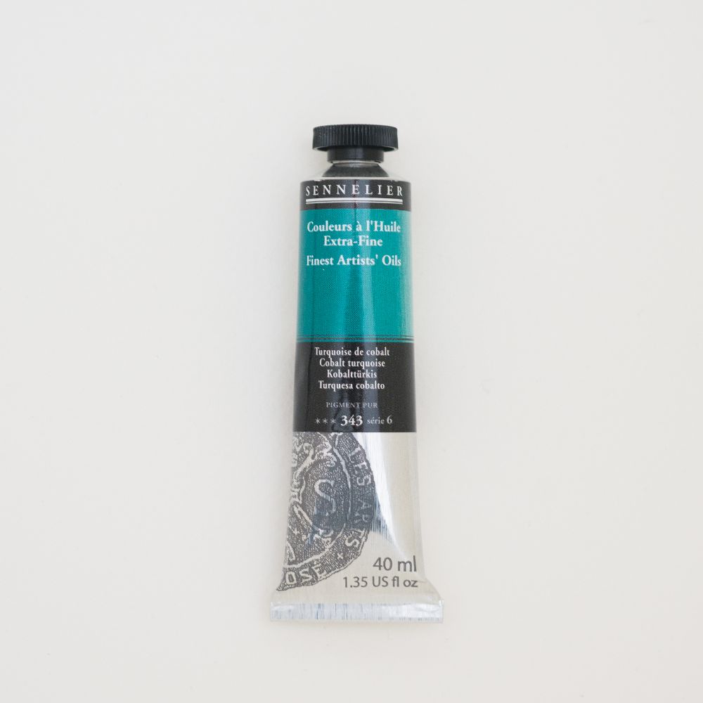 Image of Oljefärg Sennelier 40 ml>S6-Cobalt turquoise 130411343 3046450459439