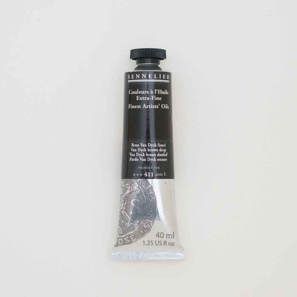 Image of Oljefärg Sennelier 40 ml>S1-Van Dyck brown deep (3F) 130411411 3046450459491