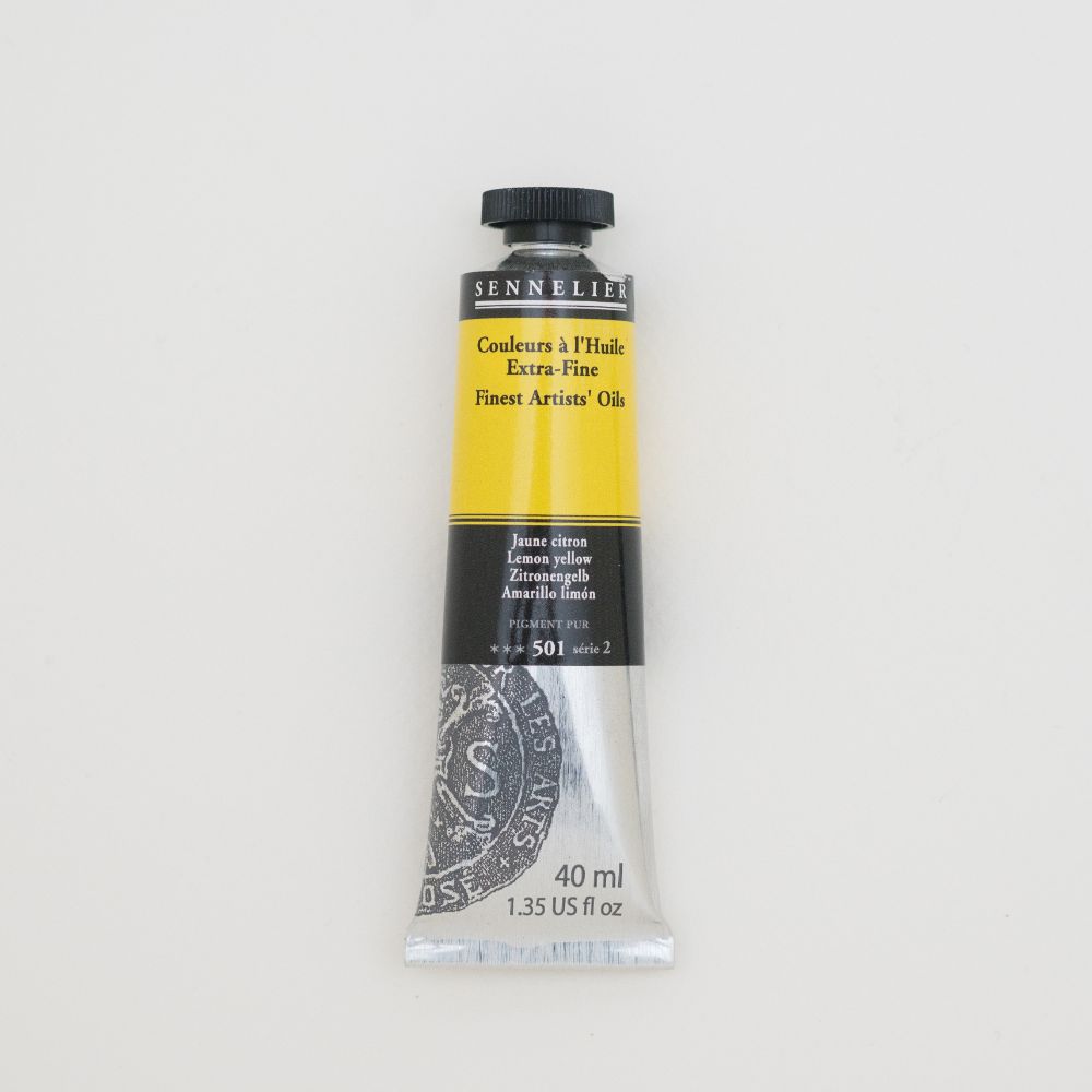Image of Oljefärg Sennelier 40 ml>S2-Lemon yellow (3F) 130411501 3046450459545