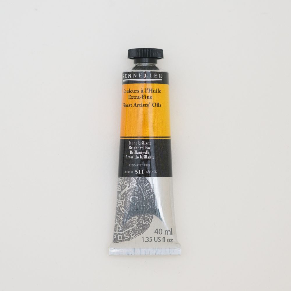 Image of Oljefärg Sennelier 40 ml>S2-Bright yellow (3F) 130411511 3046450459576