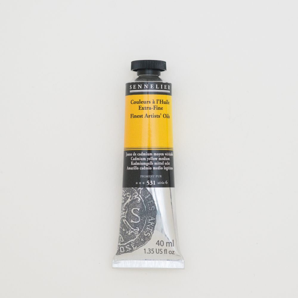 Image of Oljefärg Sennelier 40 ml>S6-Cadmium yellow medium 130411531 3046450459613