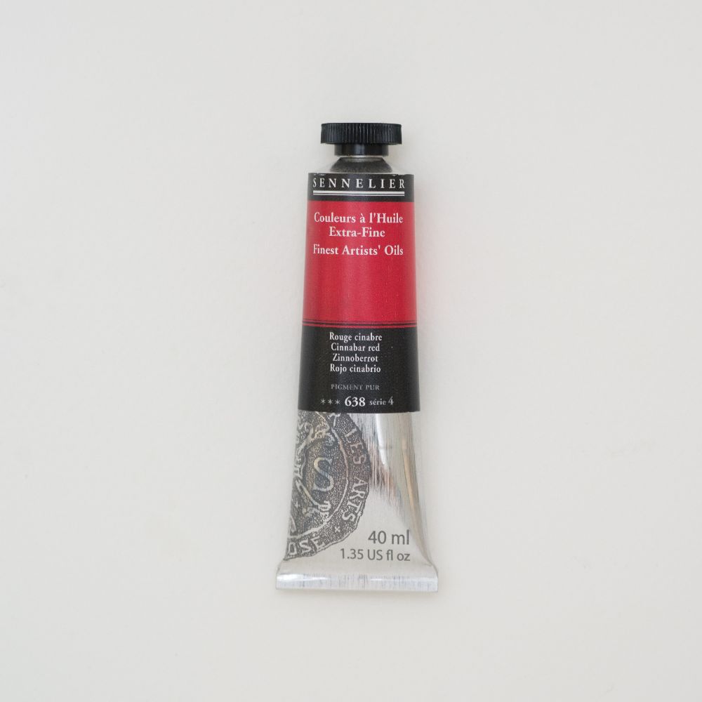 Image of Oljefärg Sennelier 40 ml>S4-Cinnabar red (3F) 130411638 3046450459941
