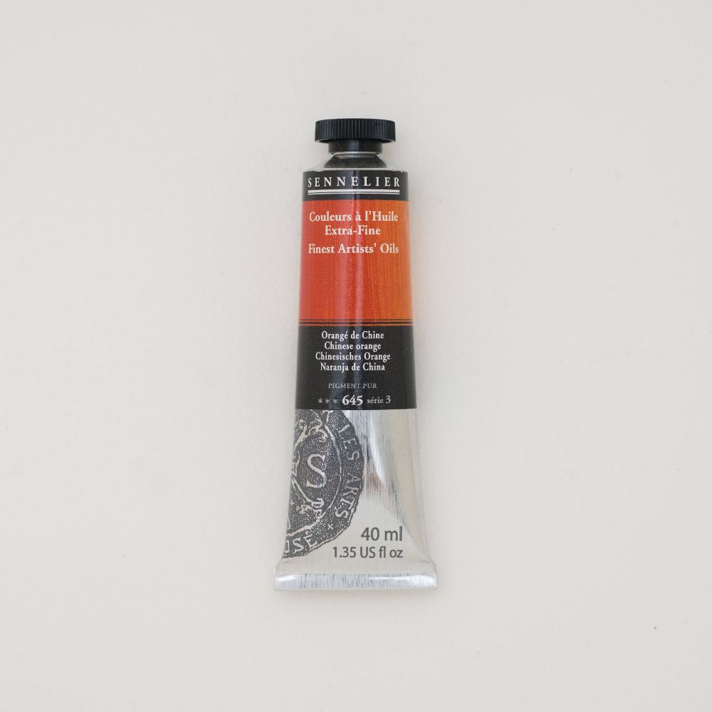 Image of Oljefärg Sennelier 40 ml>S3-Chinese orange (3F) 130411645 3046450459965