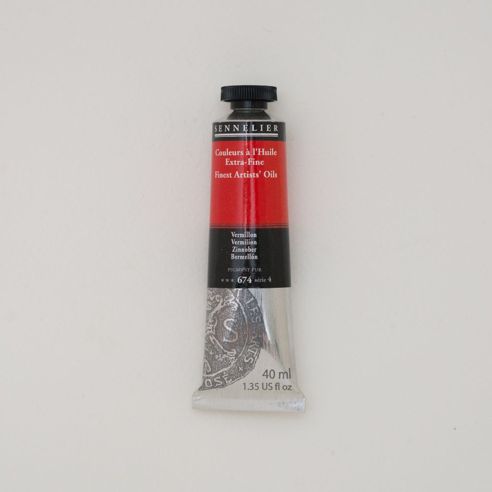Image of Oljefärg Sennelier 40 ml>S4-Vermilion (3F) 130411674 3046450460039