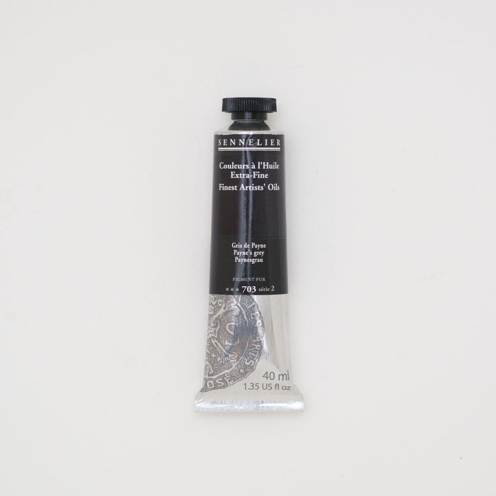 Image of Oljefärg Sennelier 40 ml>S2-Payne's grey (3F) 130411703 3046450460152