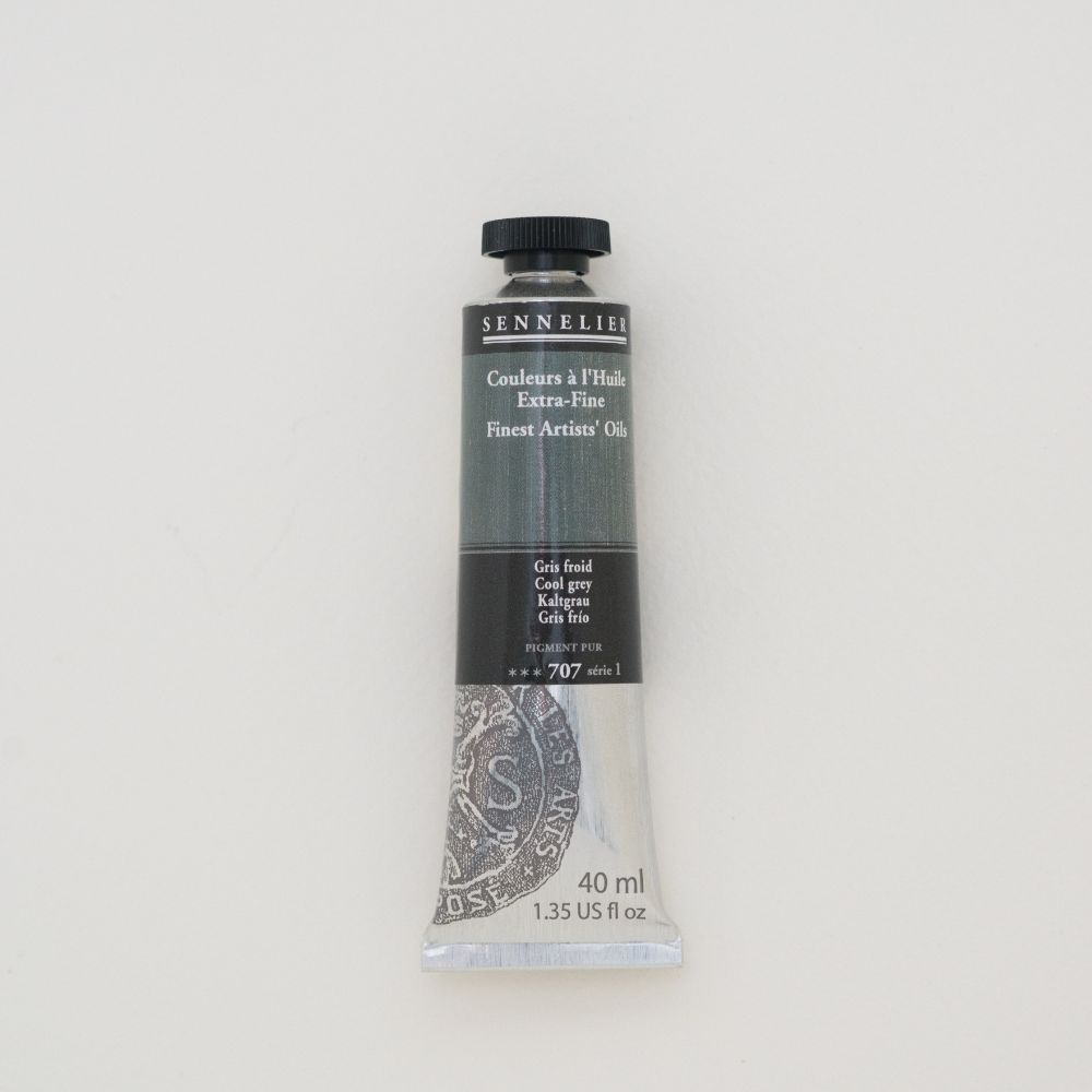 Image of Oljefärg Sennelier 40 ml>S1-Cool grey (3F) 130411707 3046450460176