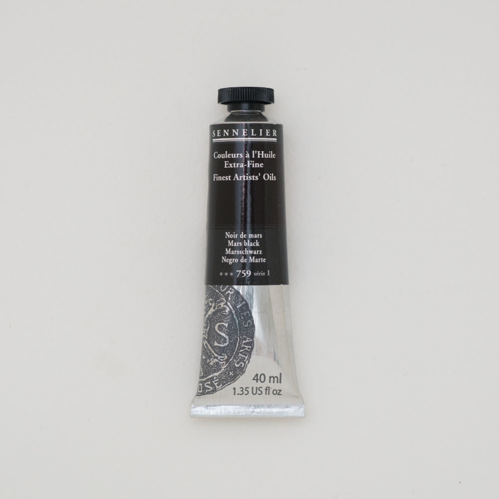 Image of Oljefärg Sennelier 40 ml>S1-Mars black (3F) 130411759 3046450460206