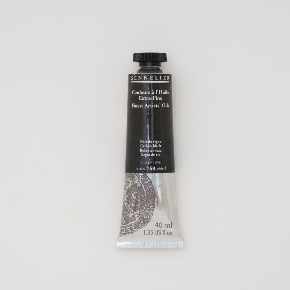 Image of Oljefärg Sennelier 40 ml>S1-Carbon black (3F) 130411768 3046450460213