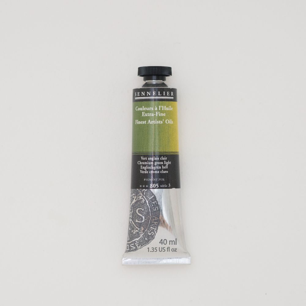 Image of Oljefärg Sennelier 40 ml>S3-Chromium green light (3F) 130411805 3046450460220