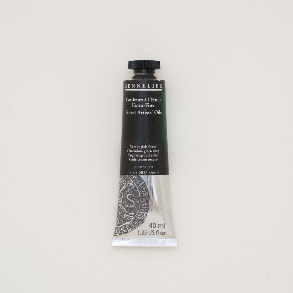 Image of Oljefärg Sennelier 40 ml>S3-Chromium green deep (3F) 130411807 3046450460237