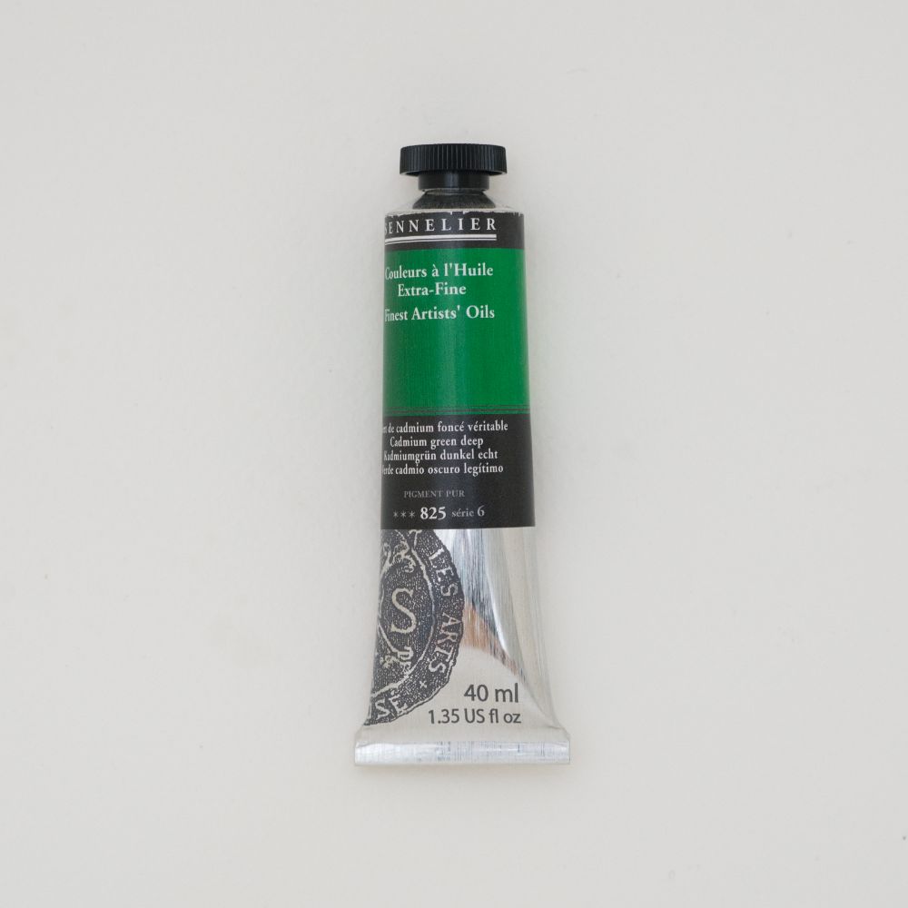 Image of Oljefärg Sennelier 40 ml>S6-Cadmium green deep 130411825 3046450460305