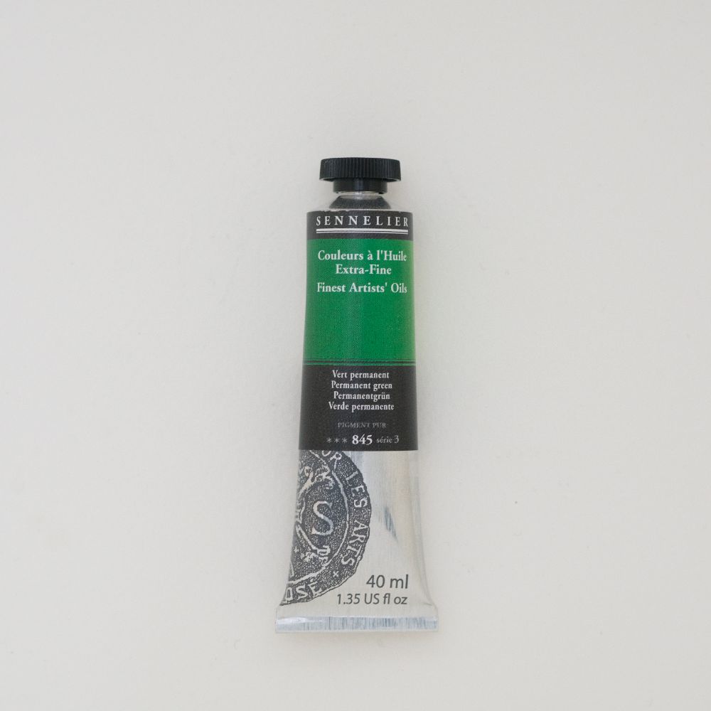 Image of Oljefärg Sennelier 40 ml>S3-Permanent green (3F) 130411845 3046450460374