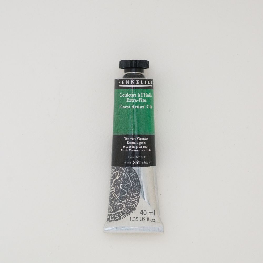 Image of Oljefärg Sennelier 40 ml>S2-Emerald green (3F) 130411847 3046450460381