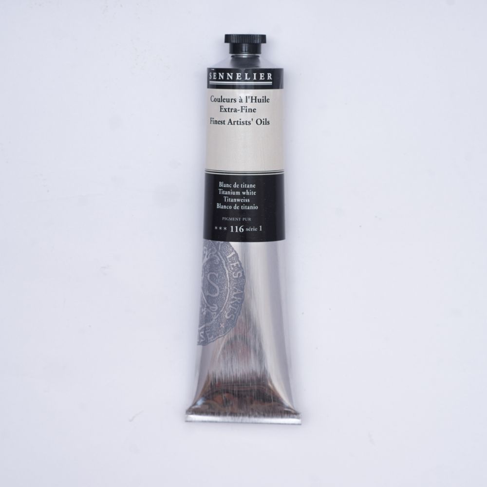 Image of Oljefärg Sennelier 200 ml>S1-Titanium white 130431116 3046450468035