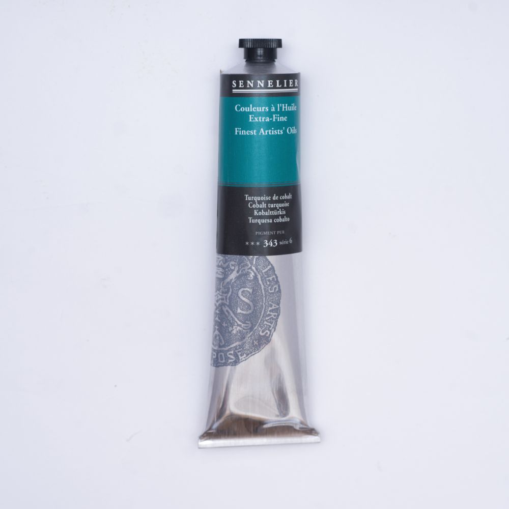 Image of Oljefärg Sennelier 200 ml>S6-Cobalt turquoise 130431343 3046450468400
