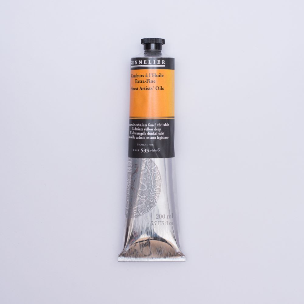 Image of Oljefärg Sennelier 200 ml>S6-Cadmium yellow deep 130431533 3046450468592