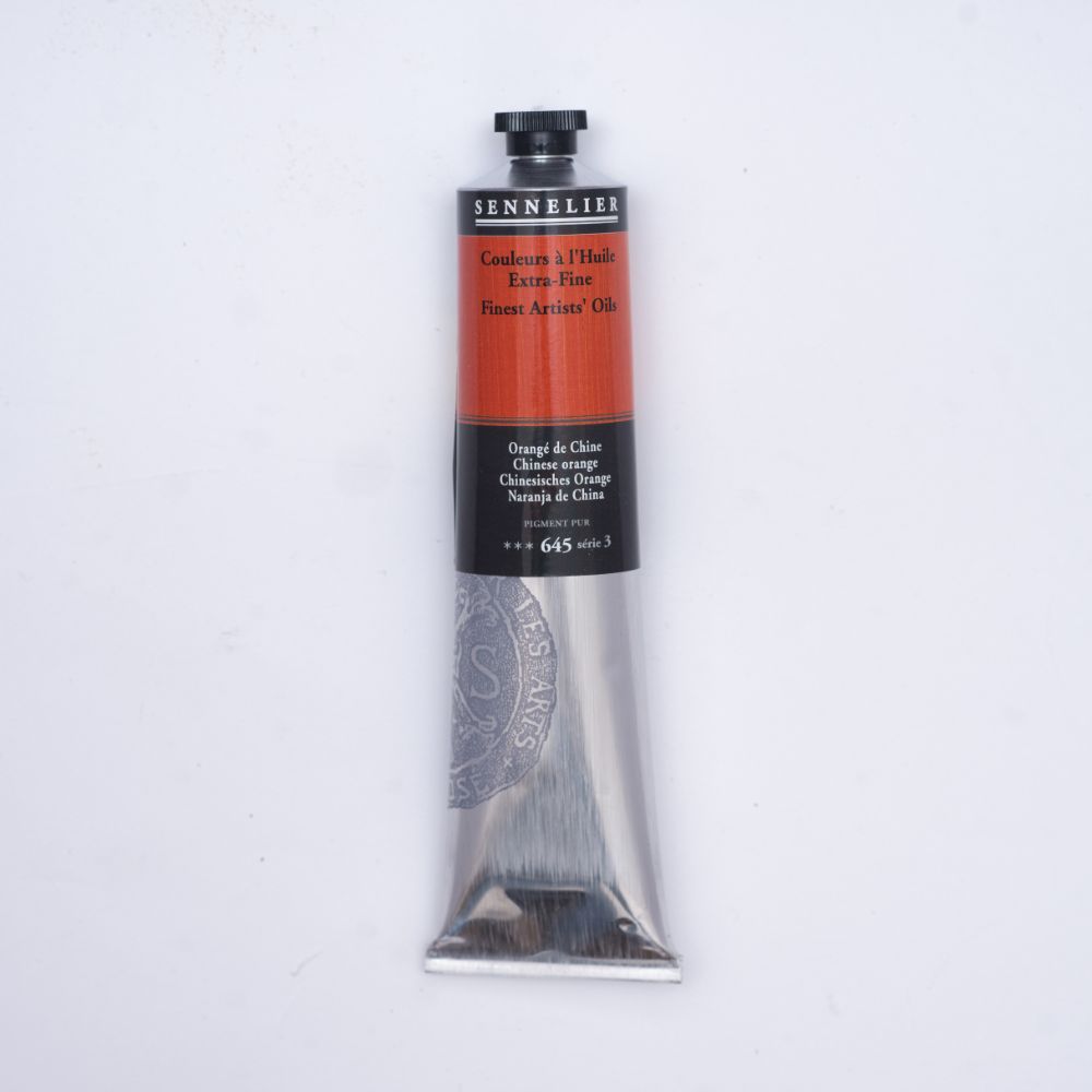 Image of Oljefärg Sennelier 200 ml>S3-Chinese orange 130431645 3046450468936