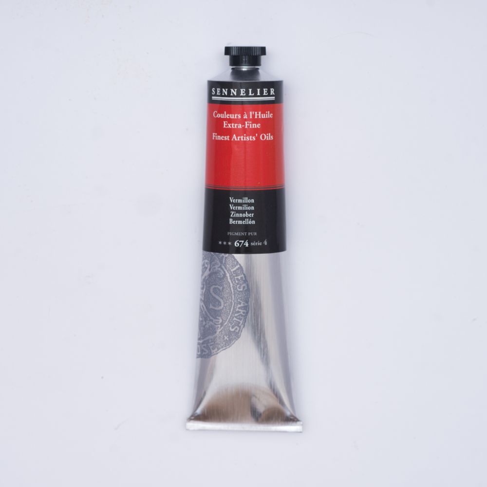 Image of Oljefärg Sennelier 200 ml>S4-Vermilion 130431674 3046450469001