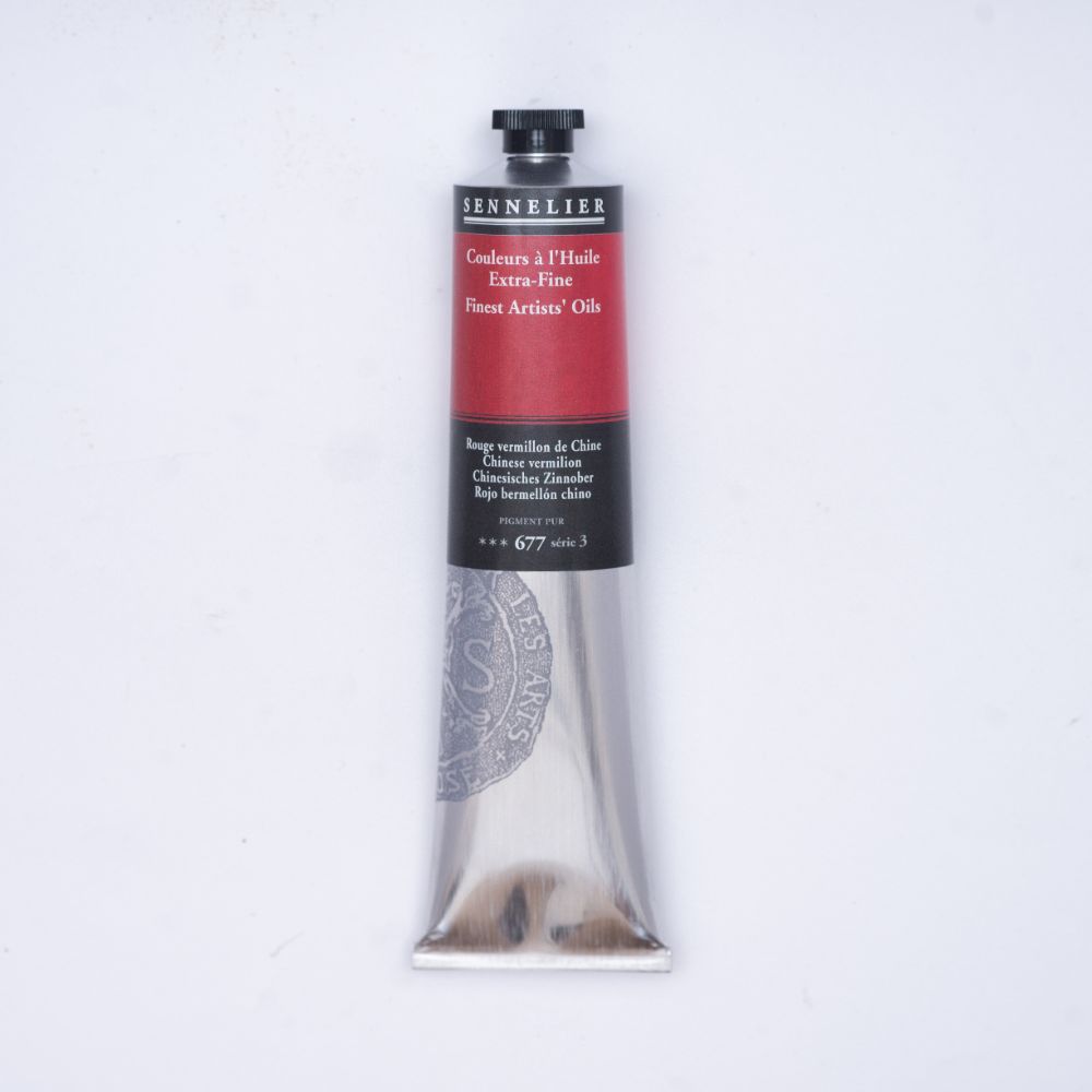 Image of Oljefärg Sennelier 200 ml>S3-Chinese vermilion 130431677 3046450469025