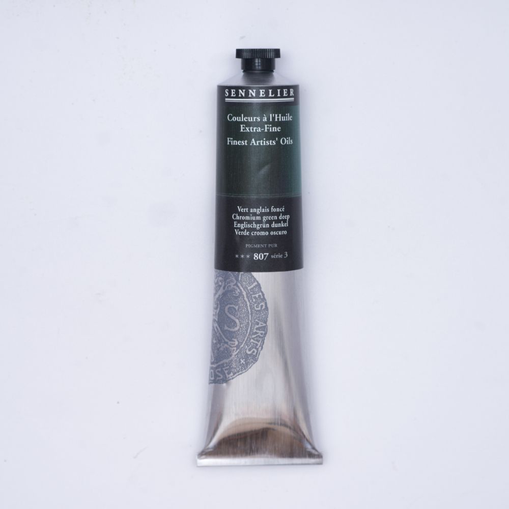 Image of Oljefärg Sennelier 200 ml>S3-Chromium green deep 130431807 3046450469209