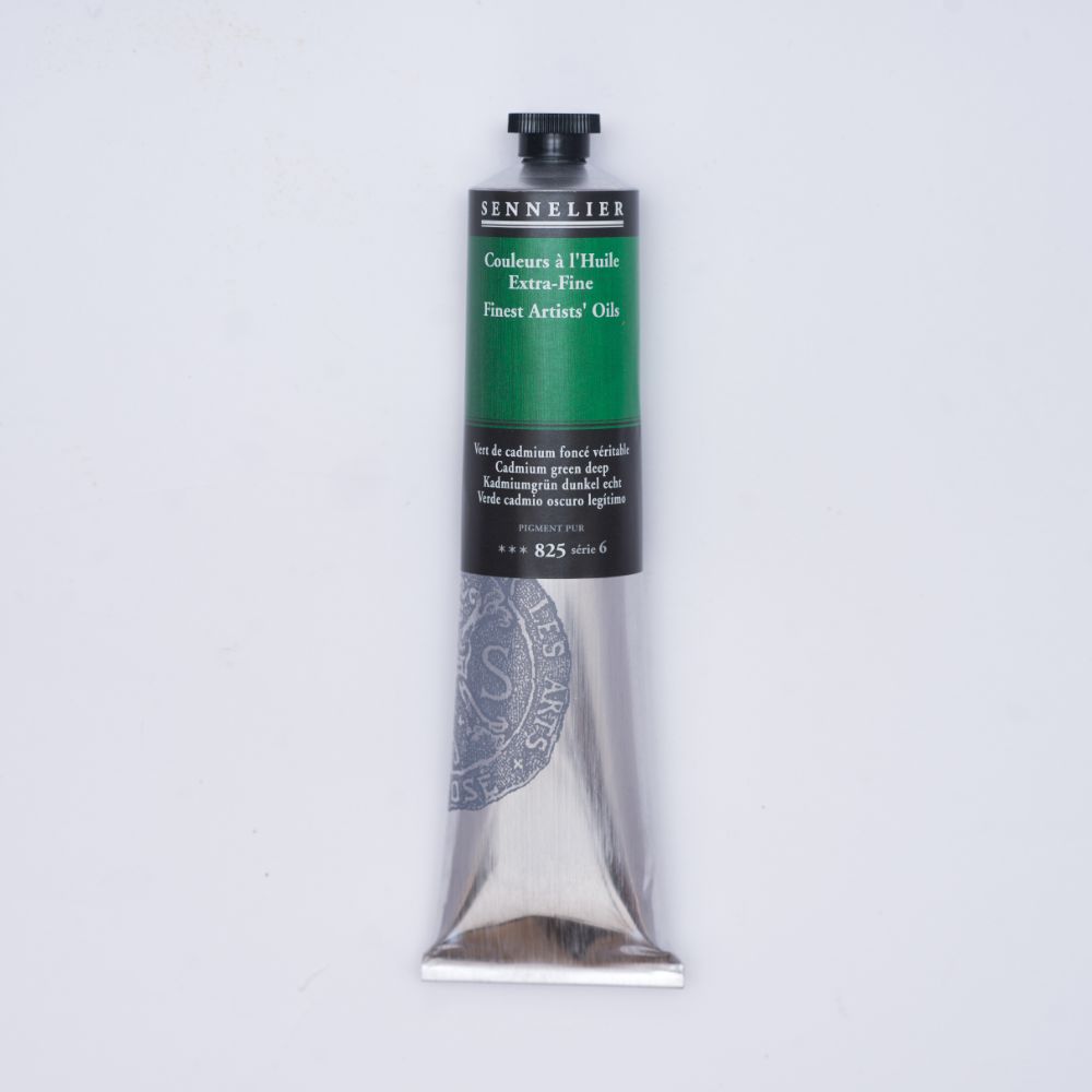 Image of Oljefärg Sennelier 200 ml>S6-Cadmium green deep 130431825 3046450469278