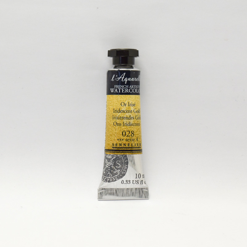 Image of Akvarellfärg Sennelier 10ml tub Iridescent Gold 028 (3F) 131501028 3046451946464