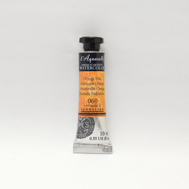 Image of Akvarellfärg Sennelier 10ml tub Iridescent Orange 060 (3F) 131501060 3046451946525
