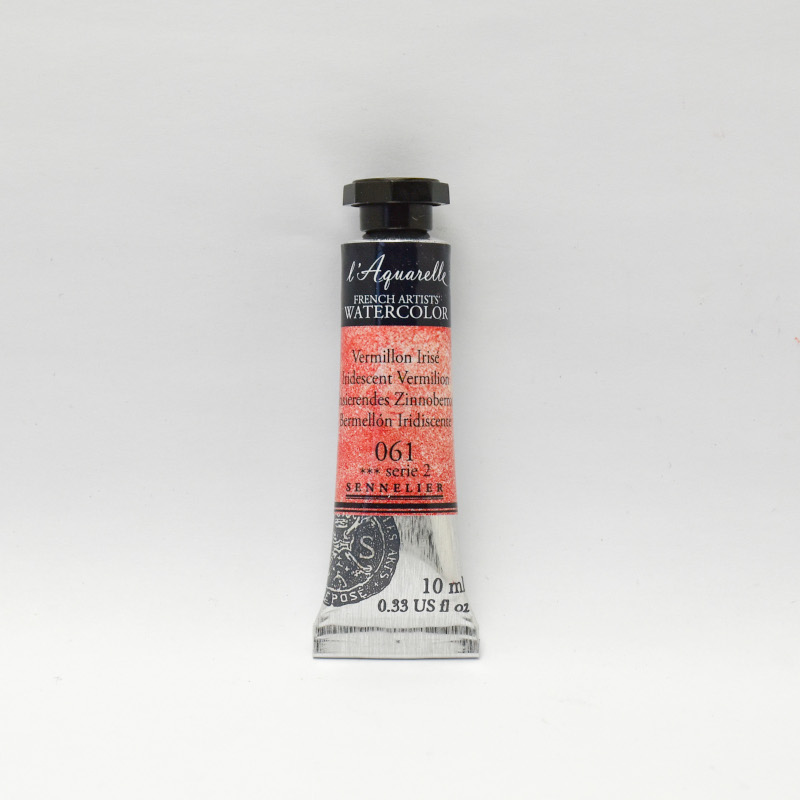 Image of Akvarellfärg Sennelier 10ml tub Iridescent Vermilion 061 (3F) 131501061 3046451946501
