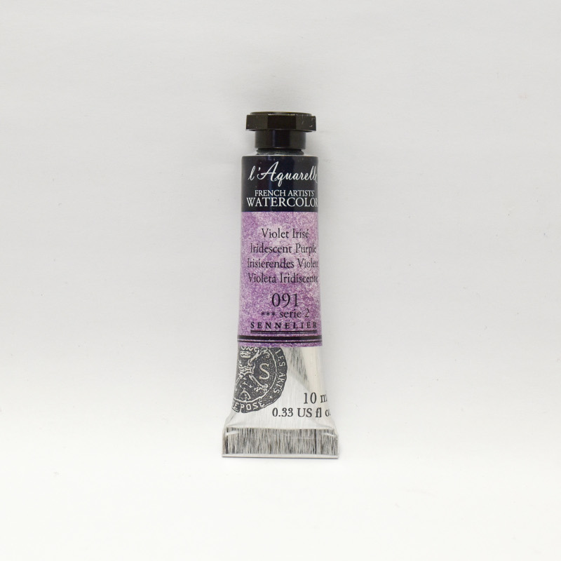 Image of Akvarellfärg Sennelier 10ml tub Iridescent Purple 091 (3F) 131501091 3046451946556