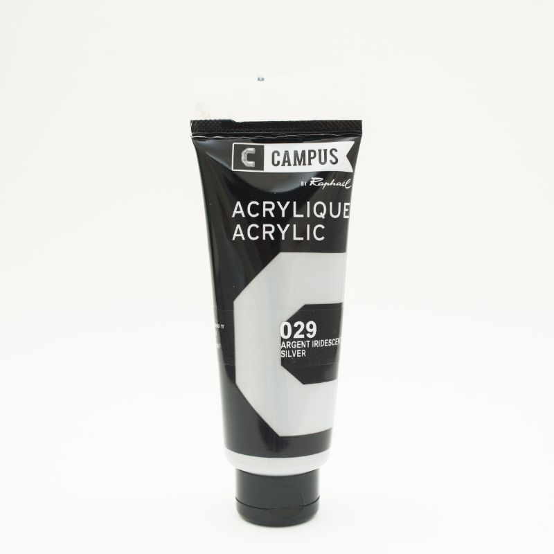 Image of Akrylfärg Campus 100ml Silver 29 131741029 3046450436188
