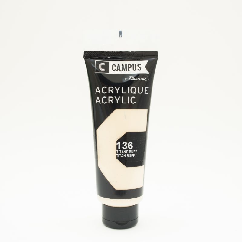 Image of Akrylfärg Campus 100ml Titan buff 136 131741136 3046450076100