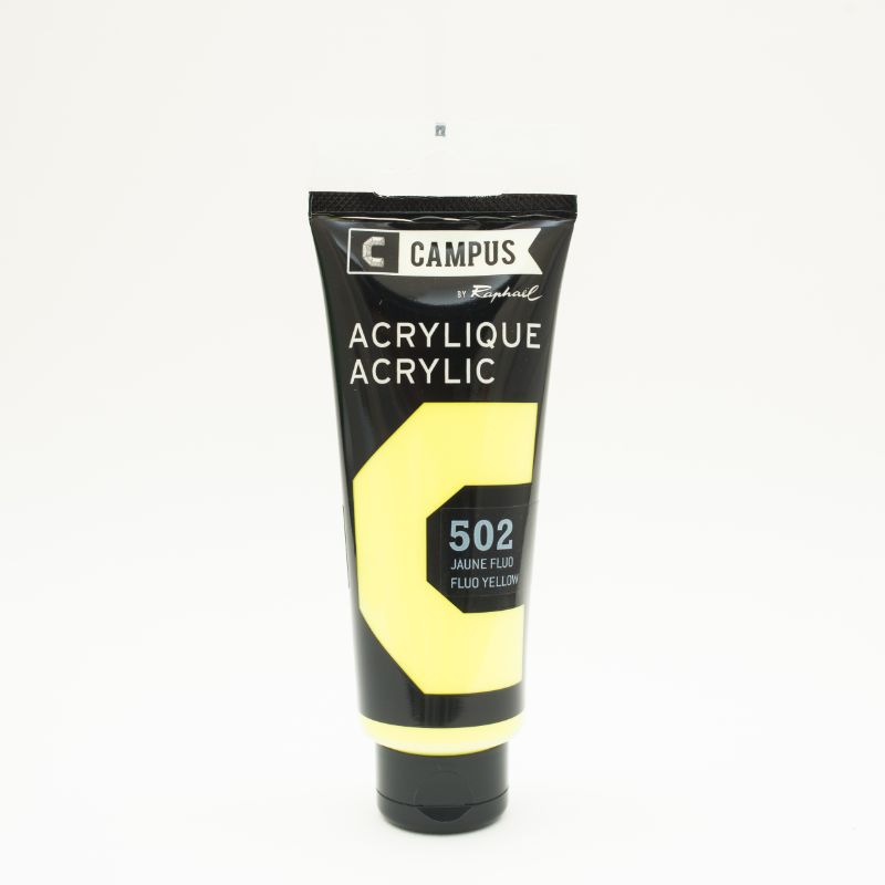 Image of Akrylfärg Campus 100ml Fluo yellow 502 131741502 3046450076285