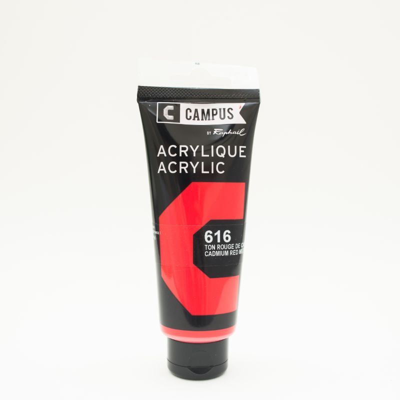 Image of Akrylfärg Campus 100ml Cadmium red medium hue 616 131741616 3046450076186