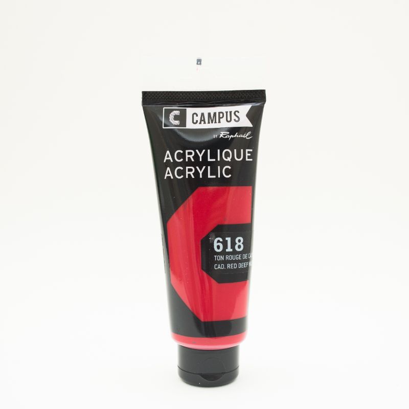 Image of Akrylfärg Campus 100ml Cadmium red deep hue 618 131741618 3046450076193