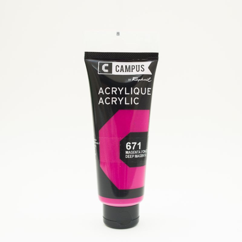 Image of Akrylfärg Campus 100ml Deep Magenta 671 131741671 3046450436362