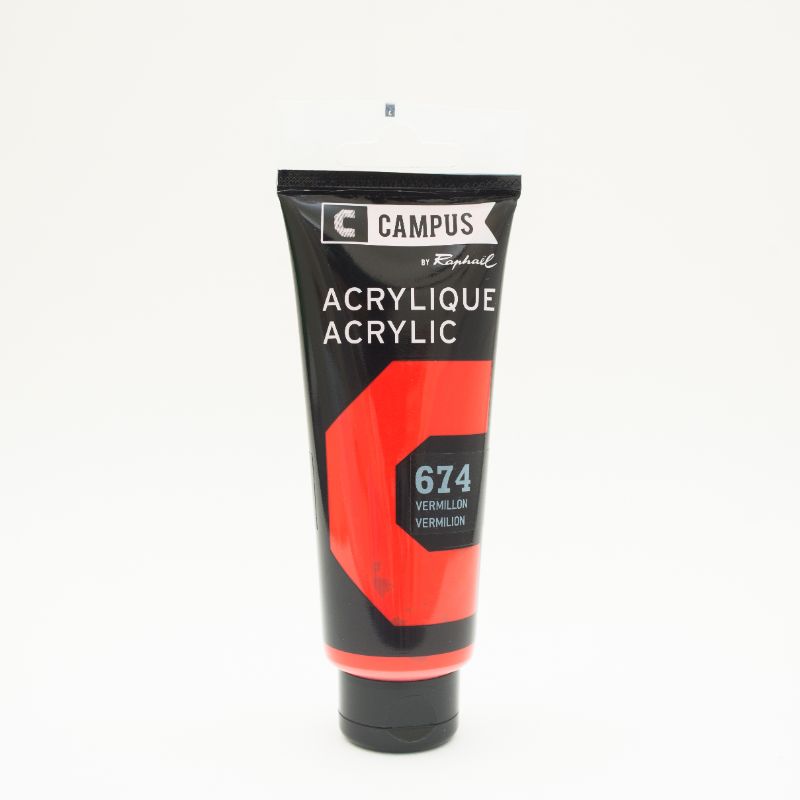 Image of Akrylfärg Campus 100ml Vermilion 674 131741674 3046450436379