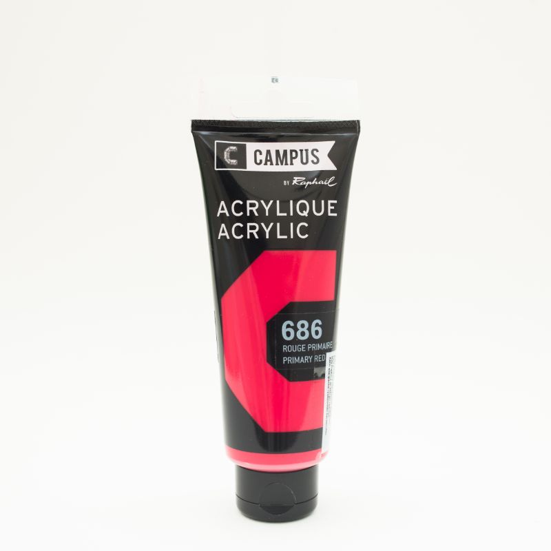 Image of Akrylfärg Campus 100ml Primary red 686 131741686 3046450436386