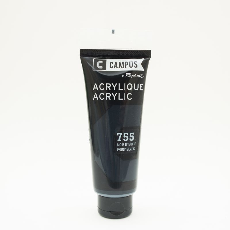Image of Akrylfärg Campus 100ml Ivory black 755 131741755 3046450436393